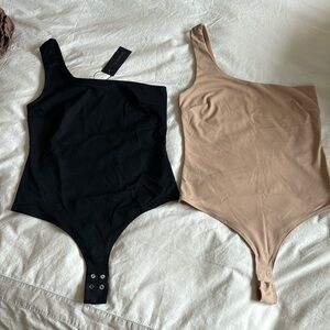 One Shoulder Bodysuits